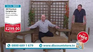 Garden Furniture Premium Complete Set | Item No. 3022 | Discount Store TV