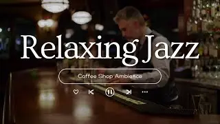 Autumn Jazz Music 🍂 Cozy Porch Ambience with Relaxing Jazz Instrumental Music & Crackling Fireplace