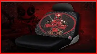Add Bold Personality To Your Ride With A Deadpool Low Back Seat Cover
