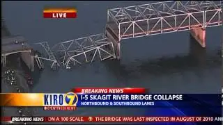 I-5 Skagit River Bridge Collapse News Coverage on KIRO-TV: May 23, 2013