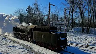 Parowóz Pt47-65, Wolsztyn, 18.02.2025.