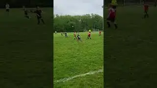 Christian with a grat run at 8 Haddonfield Soccer