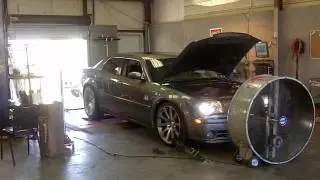 Supercharged 6.1 chrysler 300 SRT8 Dyno on 22