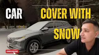 Car Fully Covered With Snow 🥶 | Heavy Snowfall | Canada Main Ai BarfBari 🇨🇦