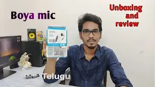 boya M1 mic unboxing in telugu ll by Mahesh electrics telugu