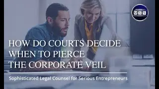 How do courts decide when to pierce the corporate veil?