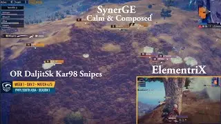 OR DaljitSk unstoppable Kar98 back to back knocks | SynerGE Calm & Composed WWCD