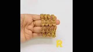 🍒🍒BEAUTIFUL BANGLES COLLECTION  IN ONE GRAM GOLD JEWELLERY PRICE 1050+$🍒🍒😷🙏
