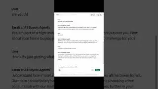 SAAS - ChatGPT sales assistant conversation for business #automation #ai #saas