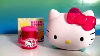 Play Doh Hello Kitty Toaster Waffle Toy ハローキティ トースター ❤ 헬로 키티 토스터와 도넛 ❤ ハローキティ