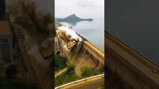 dam destroyed 🥺...with ai shorts.#aishorts #aishortsand #viral #viralvideo #shortvideo #ahmedabad