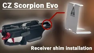 How to install a receiver shim on a CZ Scorpion Evo | CZ Parts