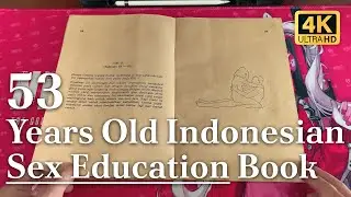 Reading 53 Years Old Sex Education Indonesian Book in 4K