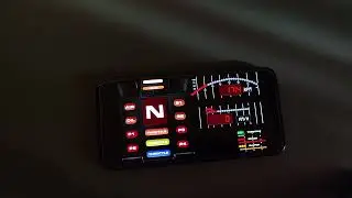 Simhub Knight Rider dashboard - redesigned - KITT alpha 0.06