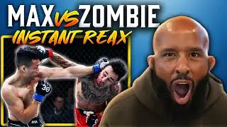 HOLLOWAY vs ZOMBIE INSTANT REACTION: Demetrious Johnson Reacts To MAX Knockout!