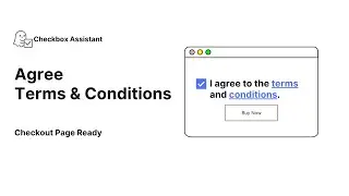 Introducing Checkbox Assistant: A Shopify App for Easily Adding Terms of Agreement Checkbox