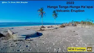 Tonga volcano tsunami footage | *NEW FOOTAGE*