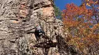 Jake lead climb