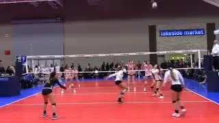 Eva Warwick#21-Class of 2021-JVA Rock n' Rumble 2019-Volleyball Hitting Highlights