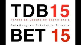 Final XV Torneo de Debate de Bachillerato de Navarra. UPNA. 26 de octubre de 2024.
