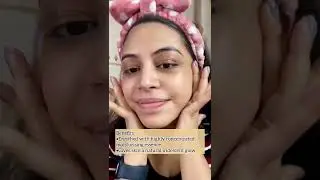 Instant glow before makeup! Myglamm brightening sheet mask! 💝💝