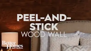 How to Make an Accent Wall with Peel-and-Stick Flooring
