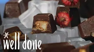 How to Make Ice Cube Tray Chocolates | Recipe | Well Done