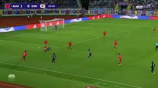 Ismaël Baouf vs South Korea U20.Nothing fancy, just pure defending. Rock at the back 🧱🇲🇦