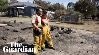 Residents return to find destruction by Victoria fires