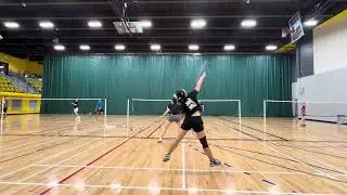 Badminton match at CCR | 15.07.2025 | Lesly & Gia vs Louise & Kelly 🏸🌙