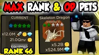 *NEW* ANCIENT ISLAND & OP PETS!! MAX RANK 46!! | - Roblox Blade Throwing Simulator
