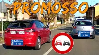 BAD DRIVERS OF ITALY dashcam compilation 3.14 - PROMOSSO