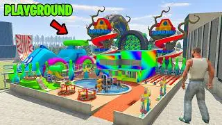 Franklin Change House To Playground Park in INDIAN BIKES DRIVING 3D