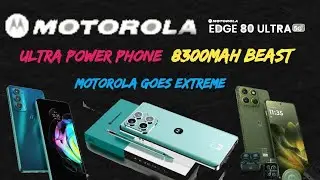 Motorola Edge 80 Ultra Unveiled | 300MP Camera, Snapdragon 988 & 8300mAh Battery