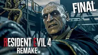 RESIDENT EVIL 4 REMAKE - O FINAL: Batalha contra Saddler no Modo INTENSO Dublado Português PT-BR PS5