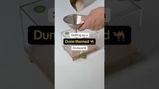 Creating a Dune 🐫 themed Outworld for our ants 🐜! Do you have suggestions for other themes?