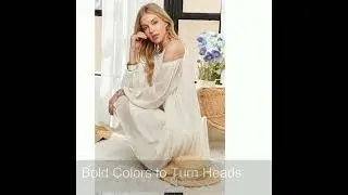 Women's Cold Shoulder Balloon Sleeve Mini Dress