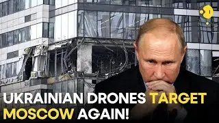 Russia downs drones close to Moscow and near Ukrainian border | Russia Ukraine War Live | Wion Live