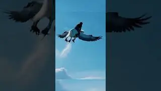 A boy riding an eagle horse, soaring through the sky in a magical style. #straykids