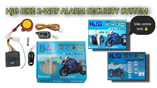 HJG BIKE 2 -WAY ALARM SYSTEM/BIKE CENTRE LOCKING/DISC LOCK/BIKE ALARM LOCK/BIKE SECURITY SYSTEM#HJG