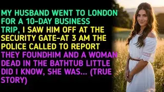 MY HUSBAND WENT TO LONDON FOR A 10-DAY BUSINESS TRIP, I SAW HIM OFF AT THE SECURITY GATE-AT 3 AM ...