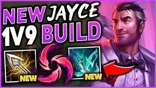 THIS *NEW* SEASON 9 JAYCE BUILD IS UNSTOPPABLE! INSANE 1V9 CARRY BUILD! - League of Legends