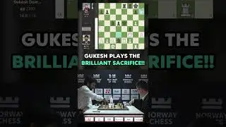 Gukesh SACRIFICES HIS BISHOP in Complicated Position vs. Wei Yi