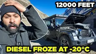 Diesel Failed in Extreme Cold ( -20°C ) | Survival at 12000 Feet