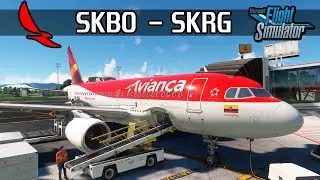 El pequeño de Airbus | Bogotá - Medellín | Fenix A319 | MSFS2020