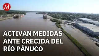 Alertan en Tampico por escurrimientos del r&iacute;o P&aacute;nuco