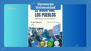 “El agua une a los pueblos”: defensa de la Ley de Glaciares