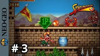 Spinmaster (Neo Geo): Tercer Nivel. Asaltando el castillo 🪀​ #neogeo #arcadeclassic