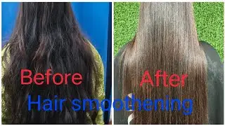 Hair Smoothening Treatment Step by Step | Complete Salon Process@chandahair #haircare #hairtreatment