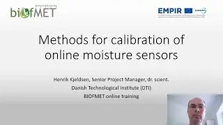 Methods for calibration of online moisture sensors, by Henrik Kjeldsen (DTI)